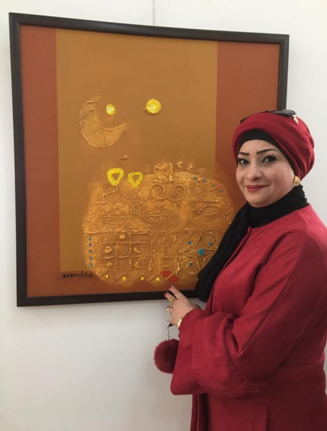 التشكيلية هدى اسعد...نكهة الفن العراقي الاصبل.